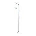 Rainware Bribie Cold Outdoor Wall Mounted Overhead Shower - 316 Stainless Steel - 2001-Bribie