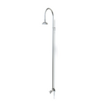 Rainware Bribie Cold Outdoor Wall Mounted Overhead Shower - 316 Stainless Steel - 2001-Bribie