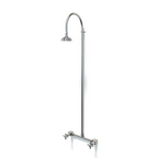 Rainware Bribie Hot & Cold Outdoor Wall Mounted Overhead Shower - 316 Stainless Steel - 2003-Bribie