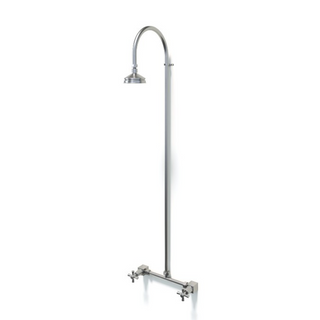 Rainware Bribie Hot & Cold Outdoor Wall Mounted Overhead Shower - 316 Stainless Steel - 2003-Bribie