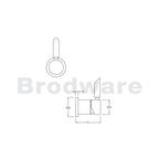 Brodware City Plus Wall Mixer B Lever - Chrome - 1.9748.00.3.01