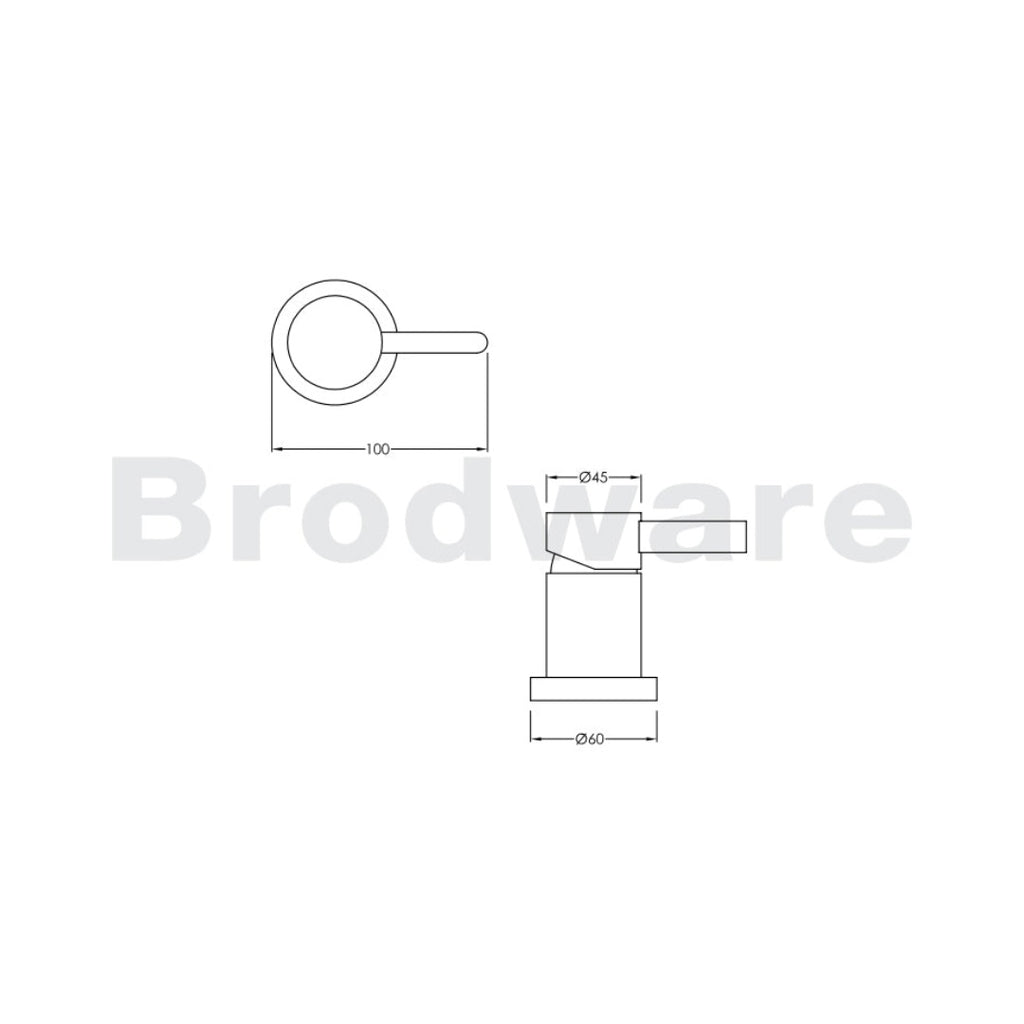 Brodware City Que Wall Mixer - Chrome - 1.9848.00.0.01