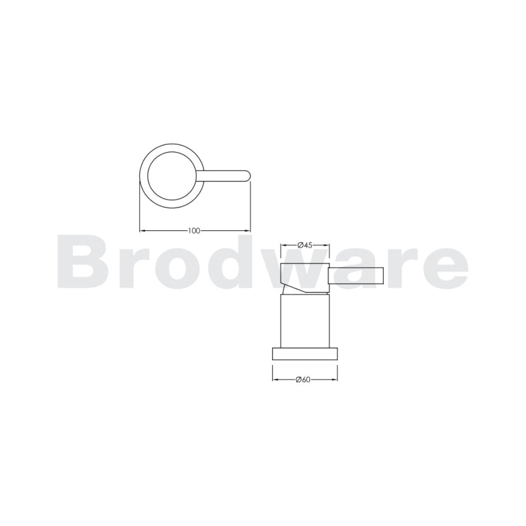 Brodware City Que Wall Mixer - Chrome - 1.9848.00.0.01