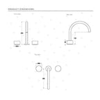 Brodware Halo Marble Kitchen Tap Set - Chrome - 1.9507.09.6.01