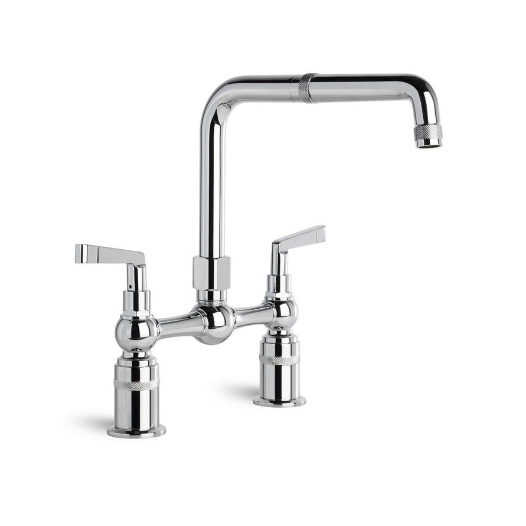 Brodware Industrica Kitchen Set Metal Lever Handles - Chrome - 1.6731.00.3.01