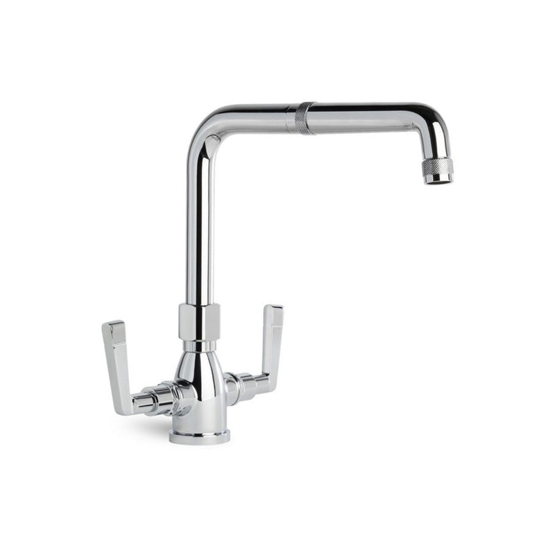 Brodware Industrica Square Kitchen Tap Lever Handles - Chrome
