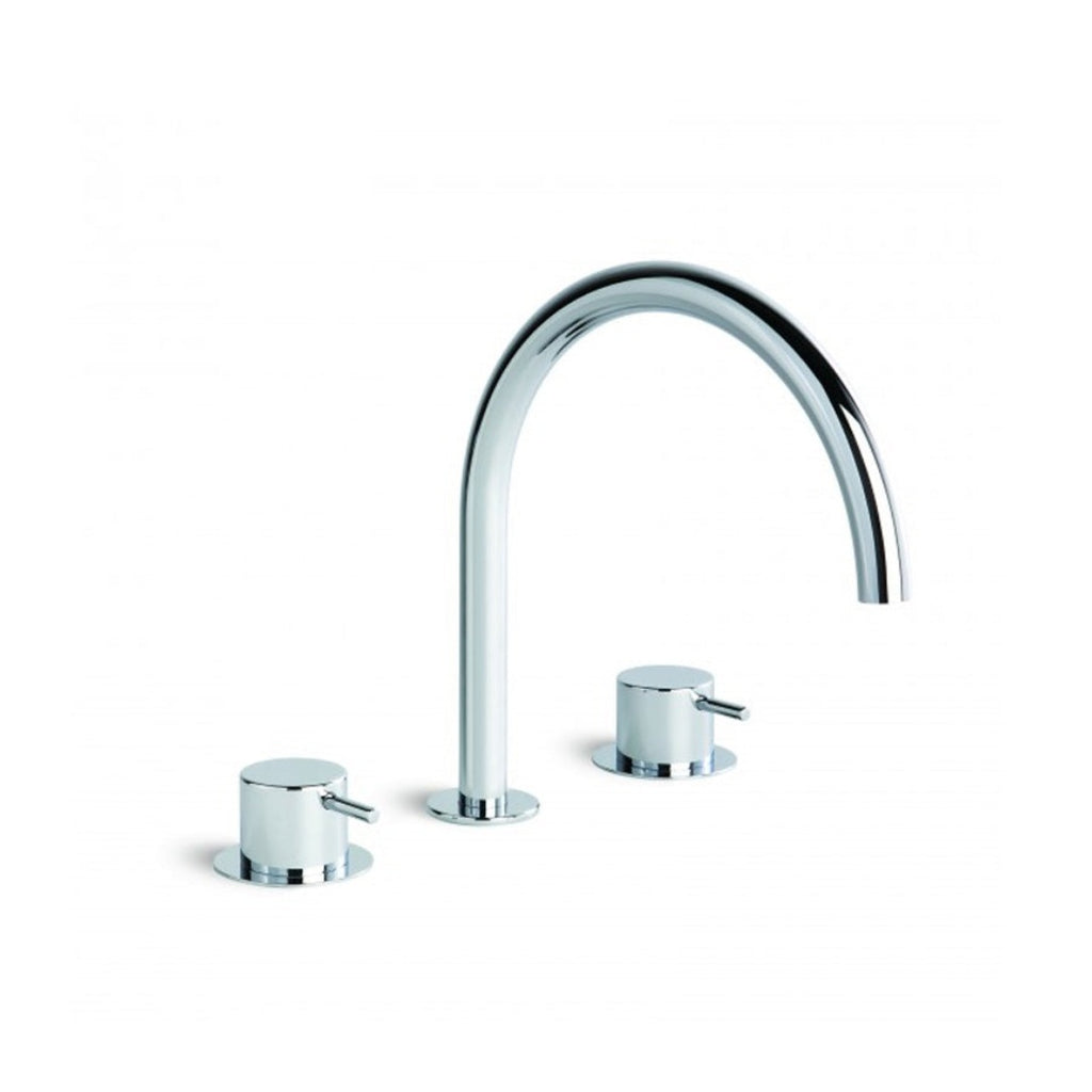 Brodware Minim 3 Piece Kitchen Tap Set - Chrome - 1.9407.09.3.01