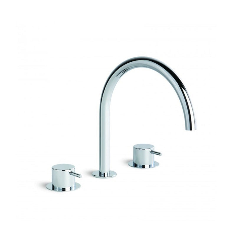 Brodware Minim 3 Piece Kitchen Tap Set - Chrome