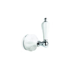 Brodware Paris Bath-Shower Diverter with Lever - Chrome & White - 1.8541.00.4.01