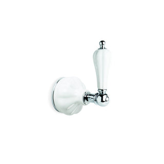 Brodware Paris Bath-Shower Diverter with Lever - Chrome & White - 1.8541.00.4.01