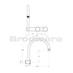 Brodware Yokato Disc Wall Set - Chrome - 1.9328.00.6.01