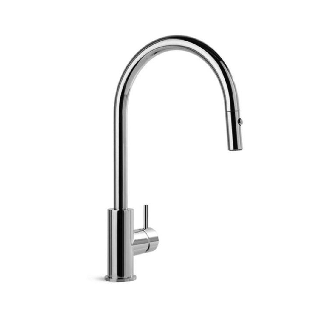 Brodware Yokato Pull Out Kitchen Mixer Metal Lever - Chrome - 1.9308.04.3.01