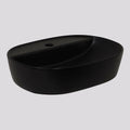 Argent Grace Neu 505 Oval Above Counter Basin - 1 Tap Hole Matte Black - C2250MB
