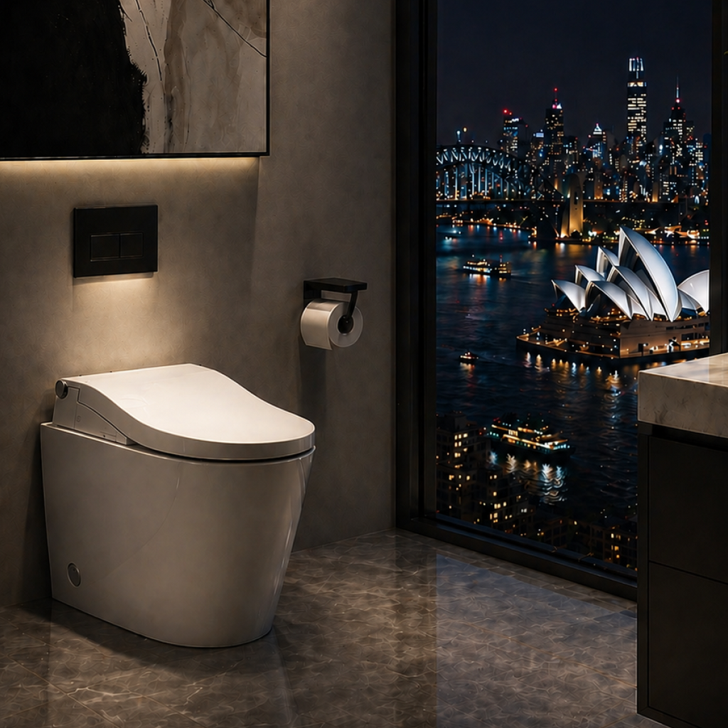 TOTO Dara Wall Faced Smart Toilet Includes RW Washlet - CDR003WF1#WH + TCF801CZX3WX + THX918