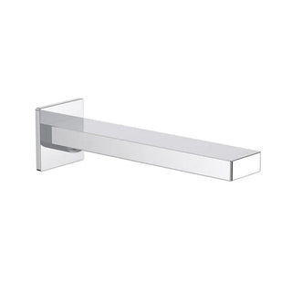 Caroma Round Square Wall Basin/Bath Outlet 220mm LF - Chrome - CL10025.C5AF