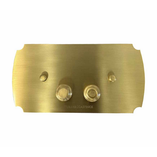 Turner Hastings Claremont Mechanical Flush Plate - Brushed Brass - CL102FP-BB