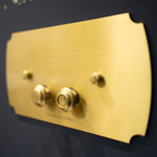 Turner Hastings Claremont Mechanical Flush Plate - Brushed Brass - CL102FP-BB