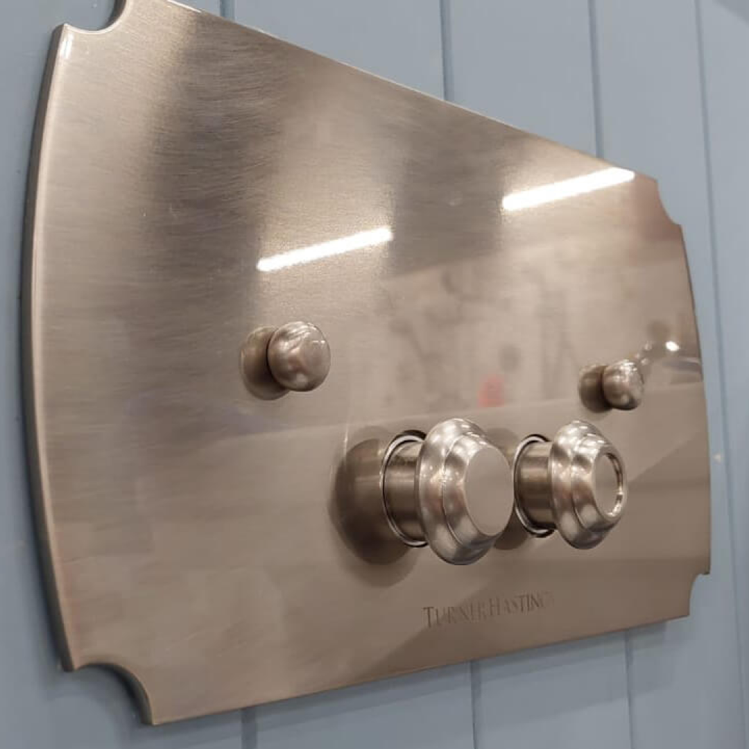 Turner Hastings Claremont Mechanical Flush Plate - Brushed Nickel - CL103FP-BN