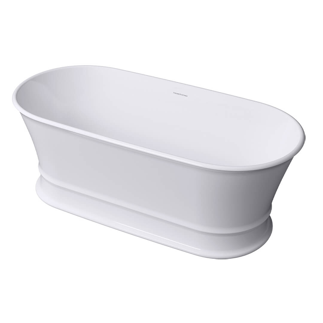 Turner Hastings Claremont 1700 MagnaCast Freestanding Bath - Gloss White - CL1700MCB-GW