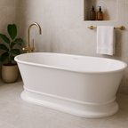 Turner Hastings Claremont 1700 MagnaCast Freestanding Bath - Gloss White - CL1700MCB-GW