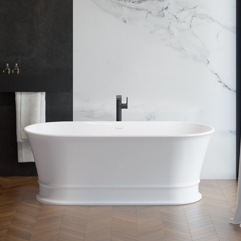 Turner Hastings Claremont 1700 MagnaCast Freestanding Bath - Gloss White - CL1700MCB-GW