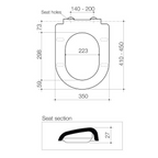 Clark Round High Profile Seat - CL30043.W