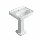 Turner Hastings Claremont 68 x 51 Pedestal Basin - 3 Tap Holes - CL682BP-3TH