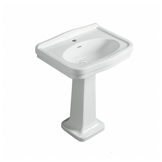 Turner Hastings Claremont 68 x 51 Pedestal Basin - 3 Tap Holes - CL682BP-3TH