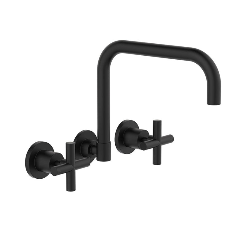 Clark Cross Wall Sink Set Lead Free - Matte Black
