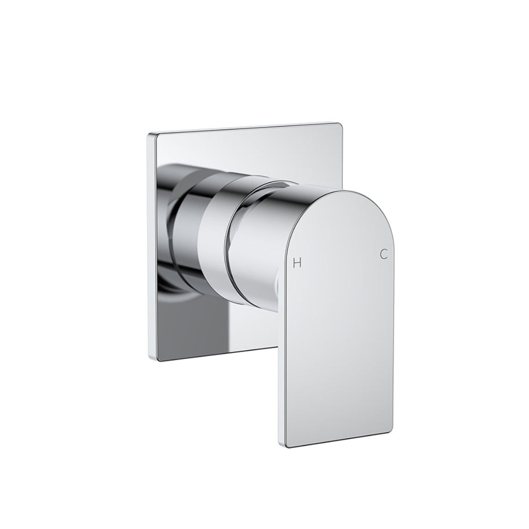 CLARK Round Square Wall Mixer - Chrome - CL10032.C