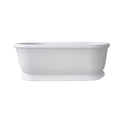 Turner Hastings Camden 1800 TitanCast Solid Surface Freestanding Bath without Overflow - Gloss White - CM1800TCB-GW