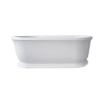Turner Hastings Camden 1800 TitanCast Solid Surface Freestanding Bath without Overflow - Gloss White - CM1800TCB-GW