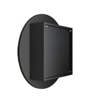 Thermogroup CR6060B 600 Round Black Mirror Cabinet
