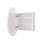 Thermogroup CR6060W 600 Round White Mirror Cabinet