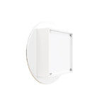 Thermogroup CR6060W 600 Round White Mirror Cabinet