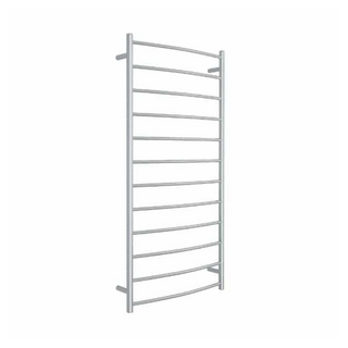 Thermorail 240V Curved 700 Round Heated Towel Ladder - CR69M Polished Stainless Steel