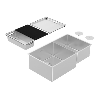 Abey Boutique Piazza Double Bowl 60/40 Sink - CRQ450D