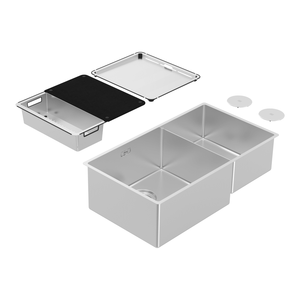 Abey Boutique Piazza Double Bowl 60/40 Sink - CRQ450D