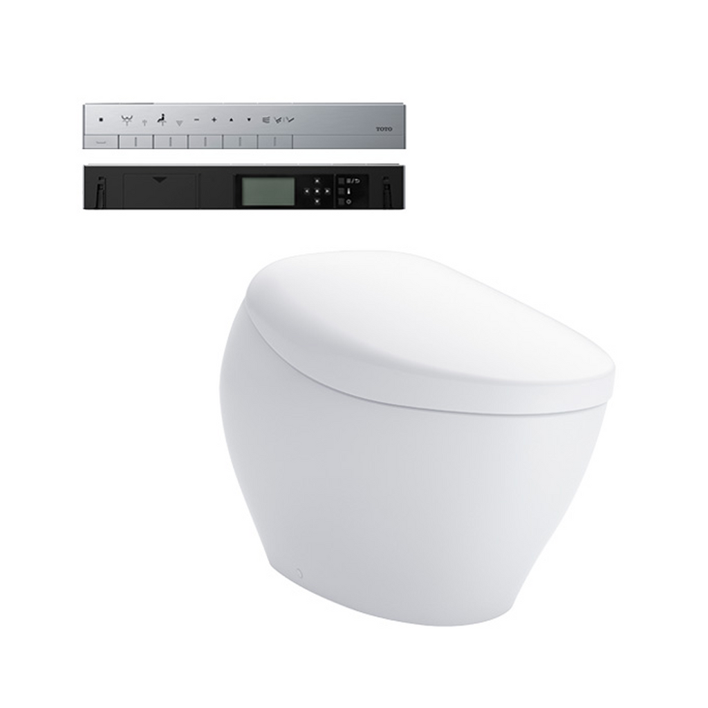 TOTO CS902VC Neorest NX I Floor Mounted Toilet - Silver - CS902KVC + T53P100VR