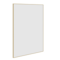 Thermogroup Ablaze Carson Round Rectangular Gold Framed Mirror - CS9075G