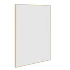 Thermogroup Ablaze Carson Round Rectangular Gold Framed Mirror - CS9075G