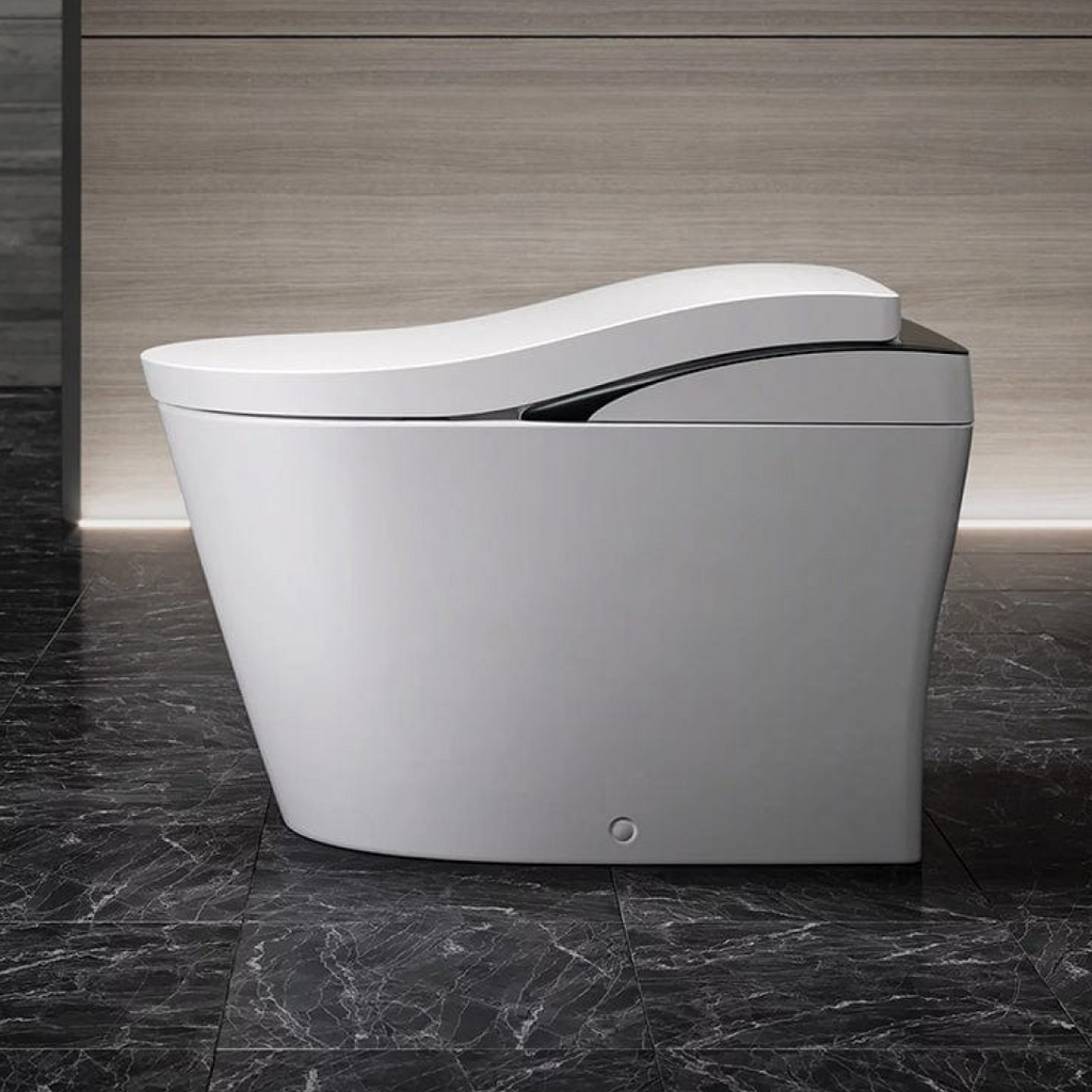 TOTO CS911VC Neorest LS Floor Mounted Smart Toilet S-Trap 305mm - Black - CS911VC + TCF87220GAU + T53P100VR