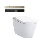 TOTO CS911VC Neorest LS Floor Mounted Smart Toilet S-Trap 305mm - Brushed Nickel - CS911VC + TCF87320GAU + T53P100VR