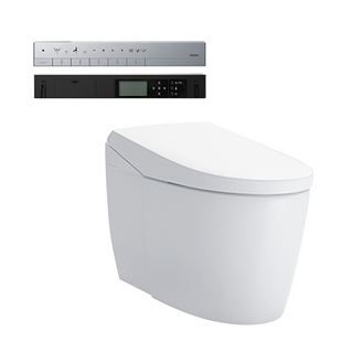TOTO CS921VC Neorest AS Floor Mounted Smart Toilet S-Trap 305mm - Silver - CS921VC + TCF85510GAU + T53P100VR