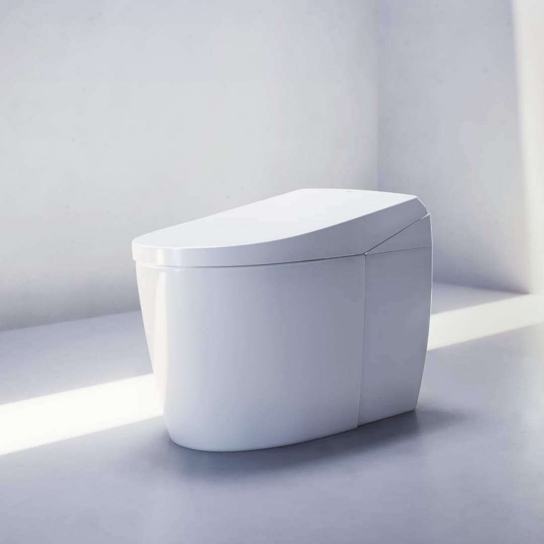 TOTO CS921VC Neorest AS Floor Mounted Smart Toilet S-Trap 305mm - Silver - CS921VC + TCF85510GAU + T53P100VR