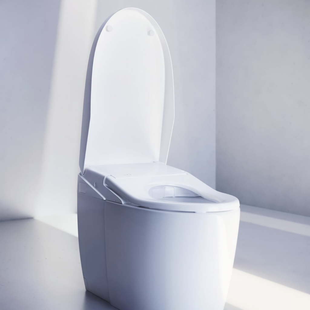TOTO CS921VC Neorest AS Floor Mounted Smart Toilet S-Trap 305mm - Silver - CS921VC + TCF85510GAU + T53P100VR