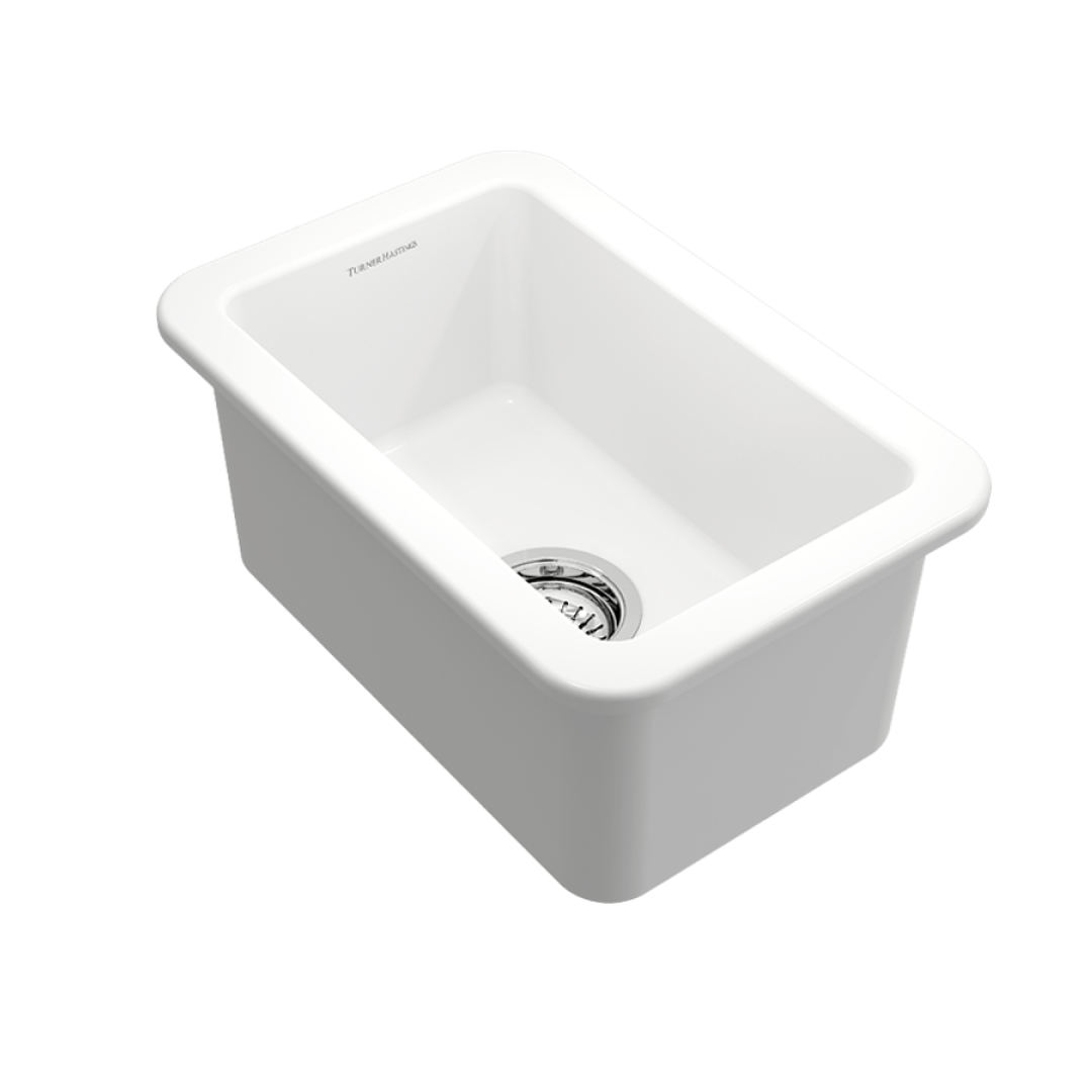 Turner Hastings Cuisine 30 x 46 Inset or Undermount Fireclay Sink - Matte White CU303FS-MW