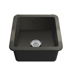 Turner Hastings Cuisine 46x46 Fine Fireclay Sink - Matte Black - CU46FS-MB