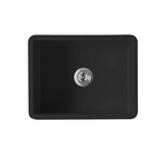Turner Hastings Cuisine 60 x 46 Inset / Undermount Fine Fireclay Sink - Matte Black - CU60FS-MB