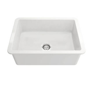 Turner Hastings Cuisine 68 x 48 Inset or Undermount Fireclay Sink - Matte White CU683FS-MW